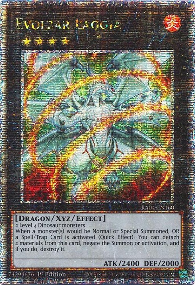 Evolzar Laggia (Quarter Century Secret Rare) (RA04-EN160) - Quarter Century Secret Rare