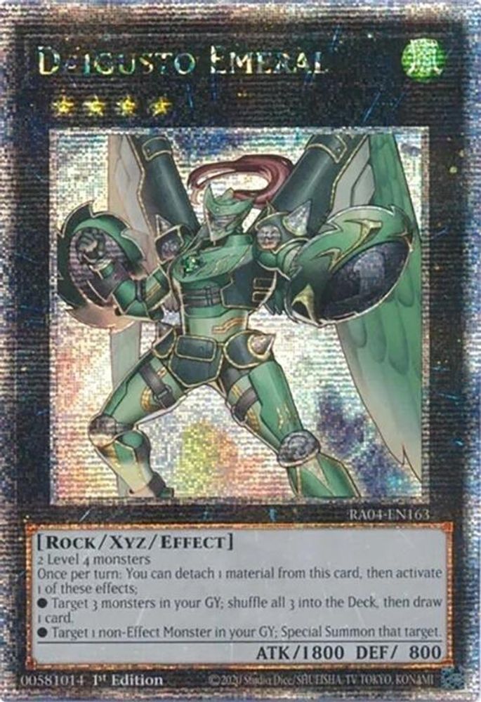 Daigusto Emeral (Quarter Century Secret Rare) (RA04-EN163) - Quarter Century Secret Rare