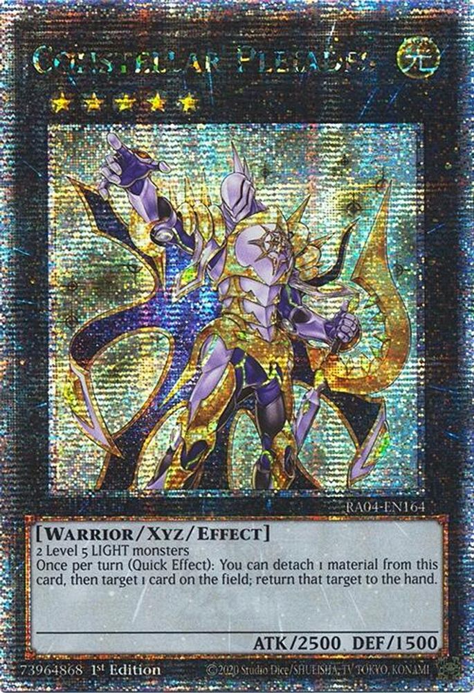 Constellar Pleiades (Quarter Century Secret Rare) (RA04-EN164) - Quarter Century Secret Rare