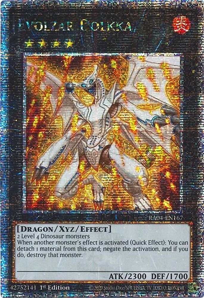 Evolzar Dolkka (Quarter Century Secret Rare) (RA04-EN167) - Quarter Century Secret Rare