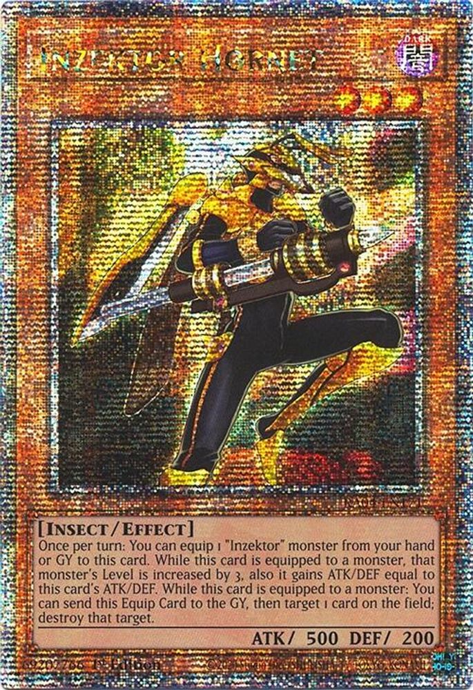Inzektor Hornet (Quarter Century Secret Rare) (RA04-EN171) - Quarter Century Secret Rare