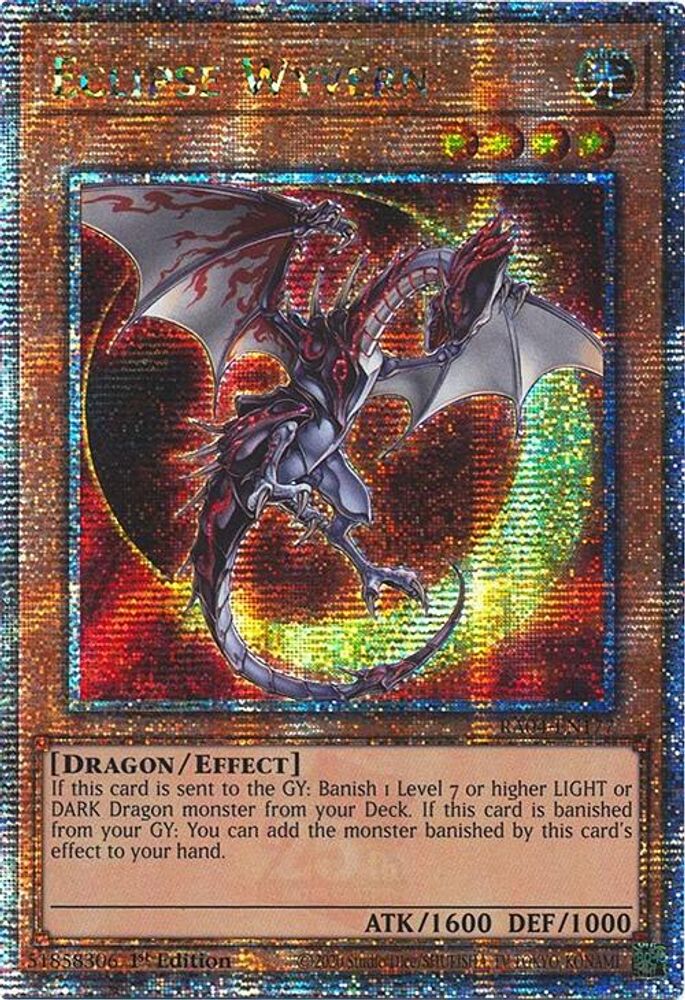 Eclipse Wyvern (Quarter Century Secret Rare) (RA04-EN177) - Quarter Century Secret Rare