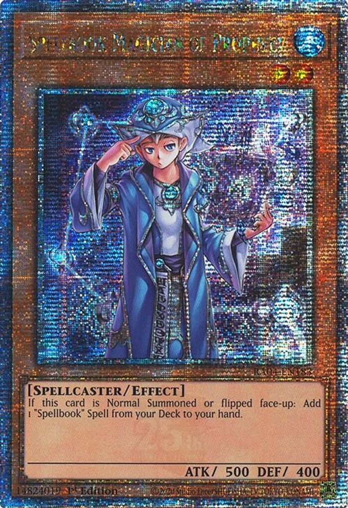 Spellbook Magician of Prophecy (Quarter Century Secret Rare) (RA04-EN183) - Quarter Century Secret Rare