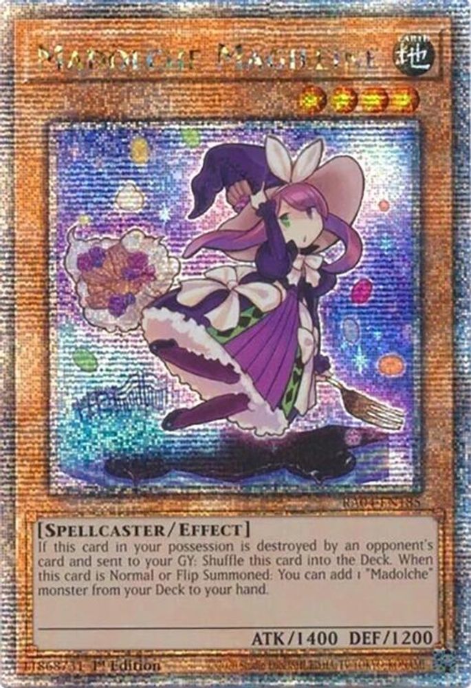 Madolche Magileine (Quarter Century Secret Rare) (RA04-EN185) - Quarter Century Secret Rare