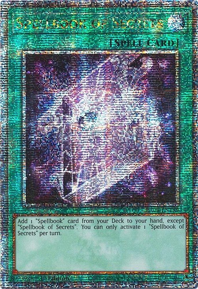 Spellbook of Secrets (Quarter Century Secret Rare) (RA04-EN189) - Quarter Century Secret Rare