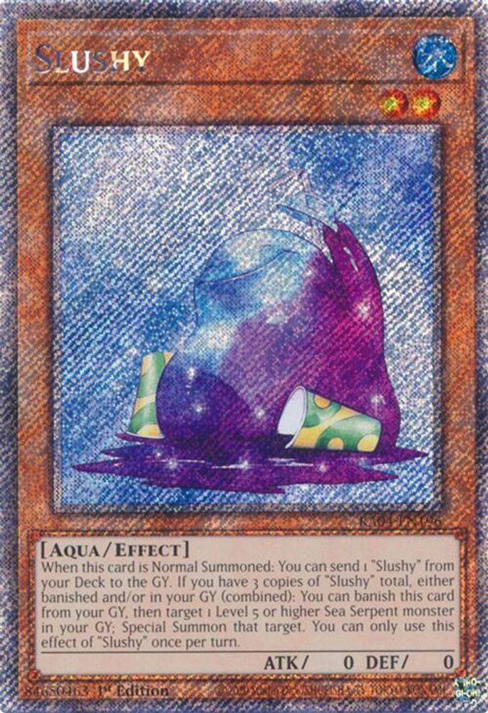 Slushy (Platinum Secret Rare) (RA04-EN196) - Platinum Secret Rare