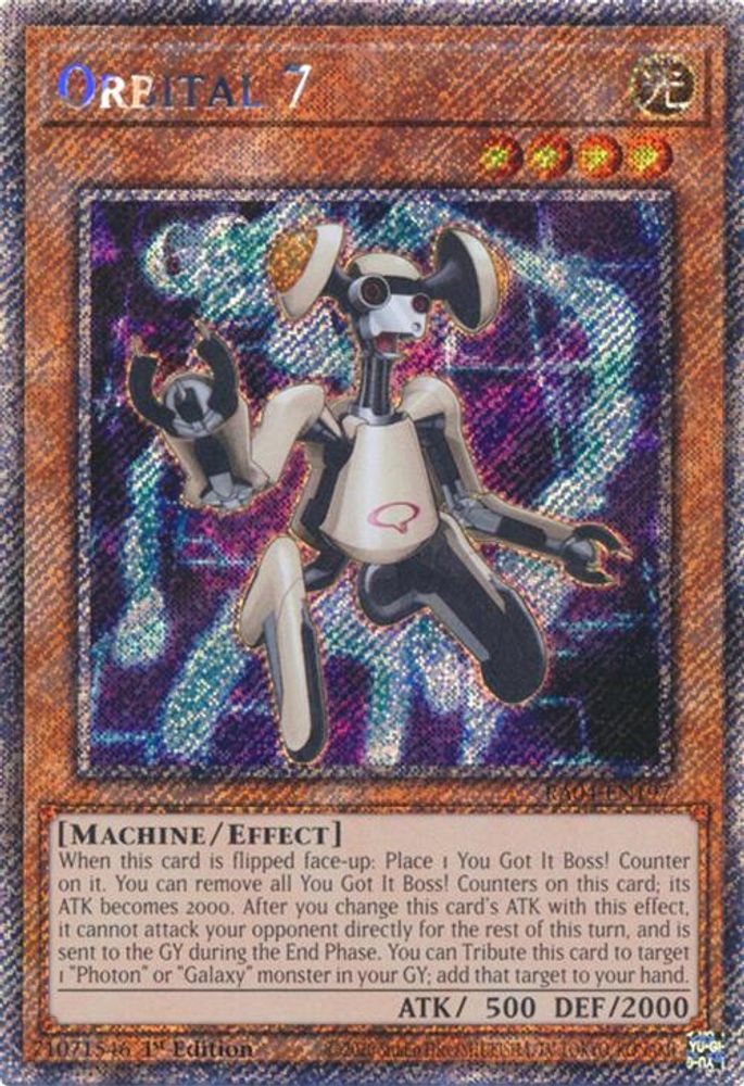 Orbital 7 (Platinum Secret Rare) (RA04-EN197) - Platinum Secret Rare