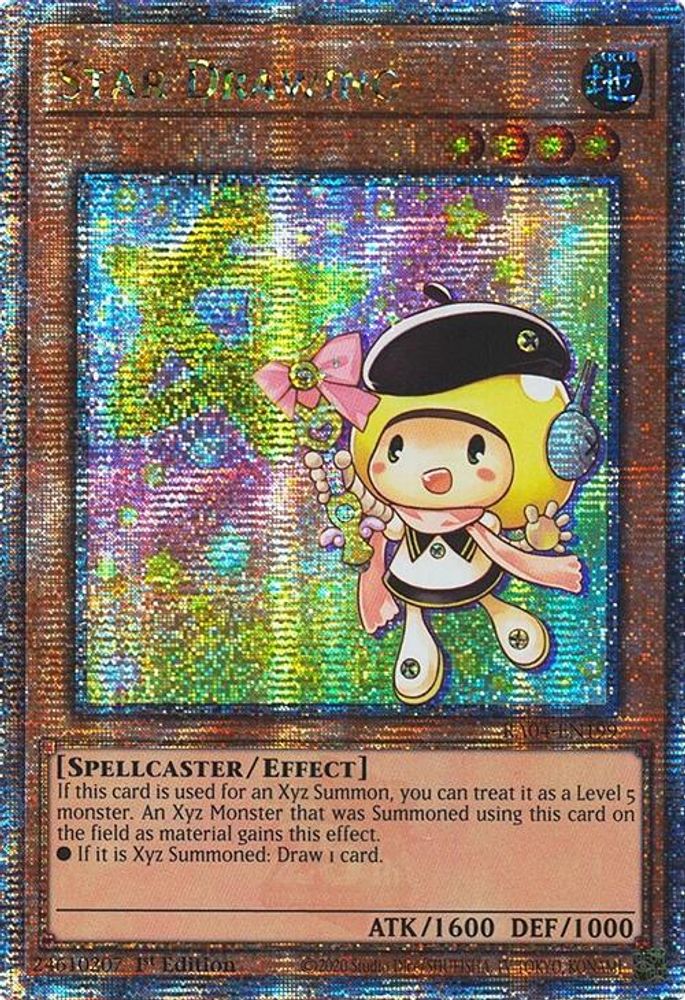 Star Drawing (Quarter Century Secret Rare) (RA04-EN199) - Quarter Century Secret Rare