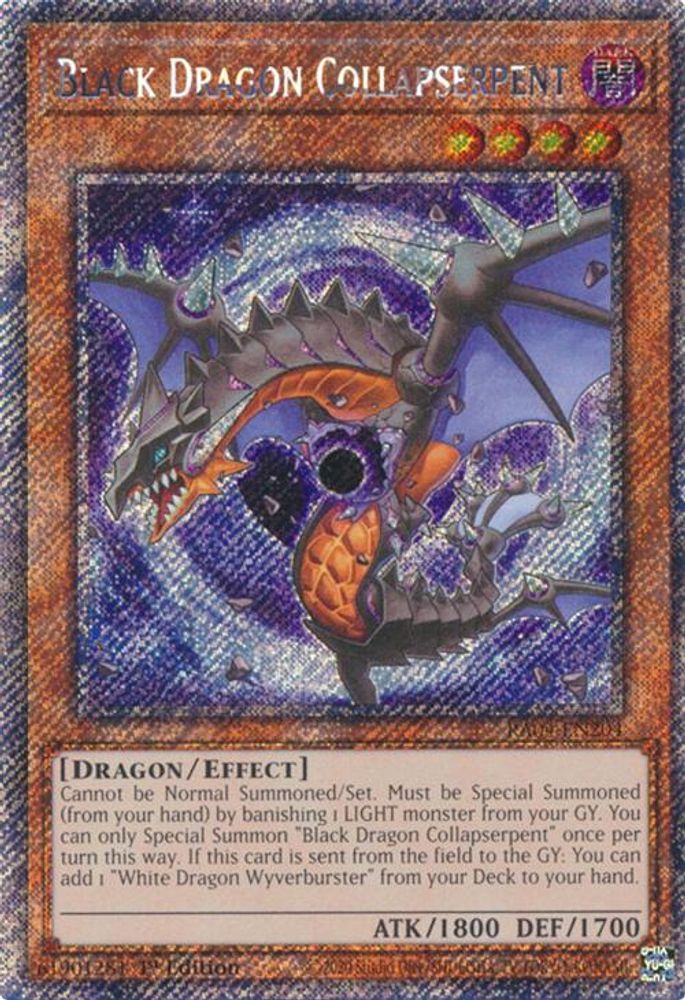Black Dragon Collapserpent (Platinum Secret Rare) (RA04-EN204) - Platinum Secret Rare