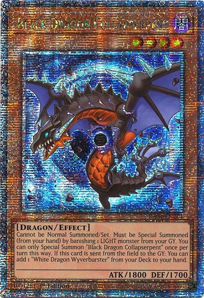 Black Dragon Collapserpent (Quarter Century Secret Rare) (RA04-EN204) - Quarter Century Secret Rare