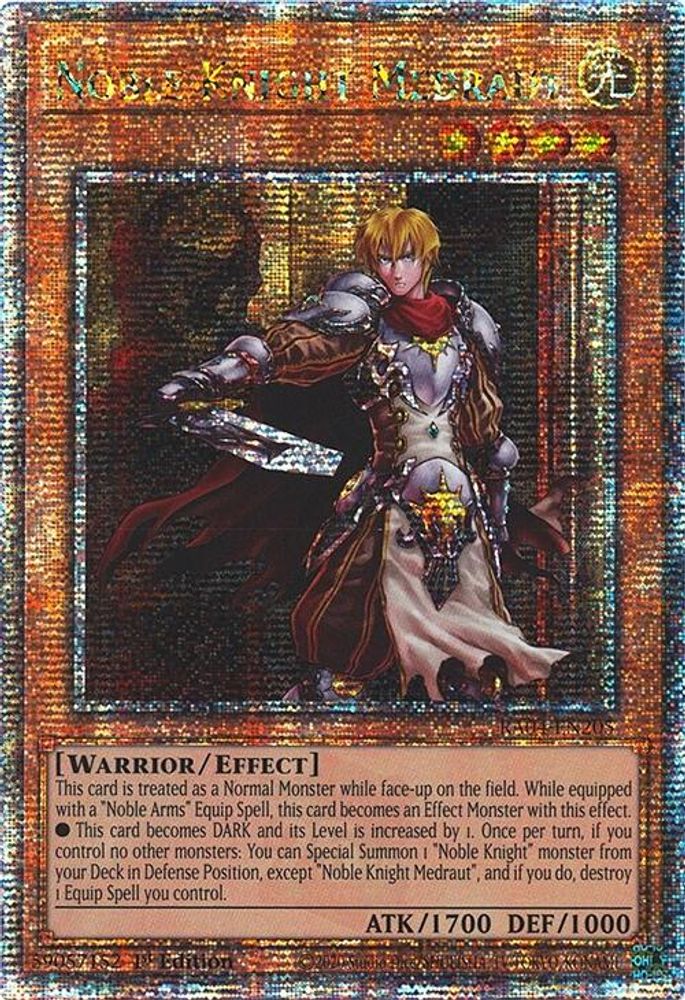 Noble Knight Medraut (Quarter Century Secret Rare) (RA04-EN205) - Quarter Century Secret Rare
