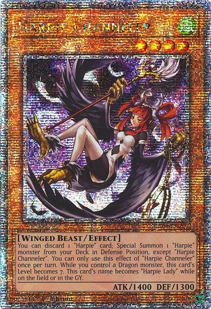 Harpie Channeler (Quarter Century Secret Rare) (RA04-EN207) - Quarter Century Secret Rare