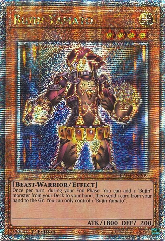 Bujin Yamato (Quarter Century Secret Rare) (RA04-EN209) - Quarter Century Secret Rare