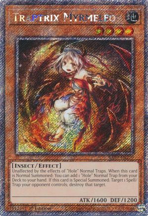 Traptrix Myrmeleo (Platinum Secret Rare) (RA04-EN210) - Platinum Secret Rare