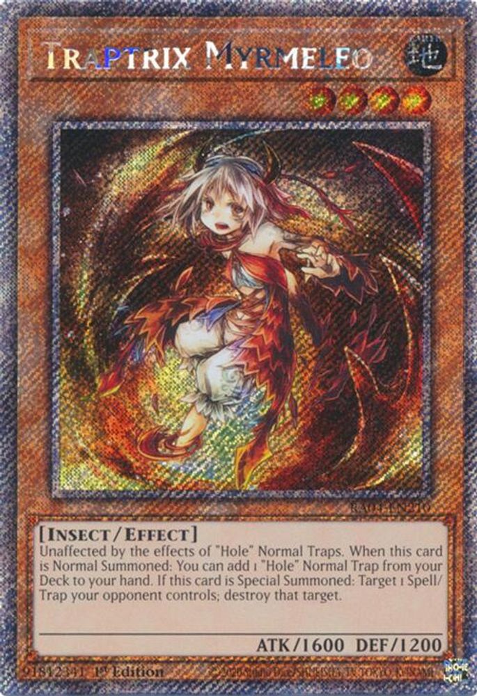 Traptrix Myrmeleo (Platinum Secret Rare) (RA04-EN210) - Platinum Secret Rare