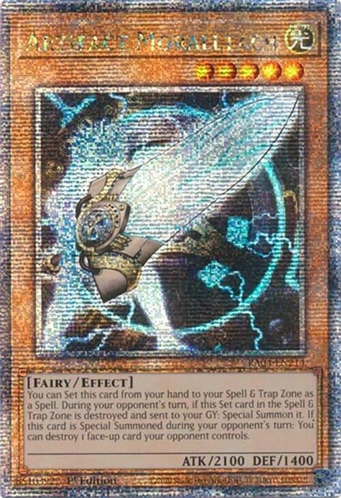 Artifact Moralltach (Quarter Century Secret Rare) (RA04-EN214) - Quarter Century Secret Rare
