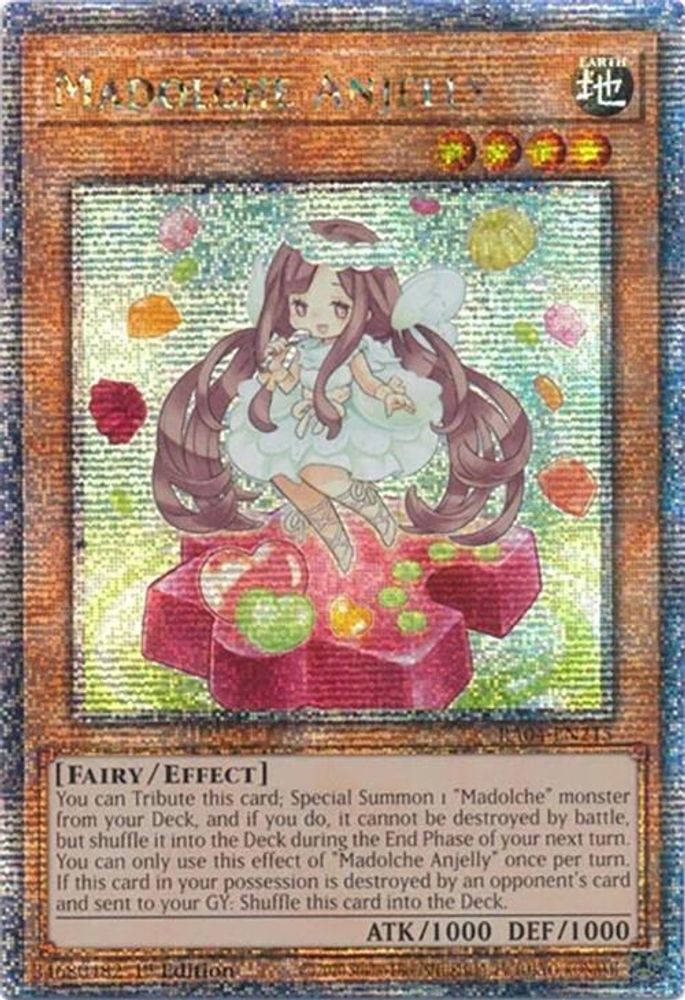 Madolche Anjelly (Quarter Century Secret Rare) (RA04-EN215) - Quarter Century Secret Rare
