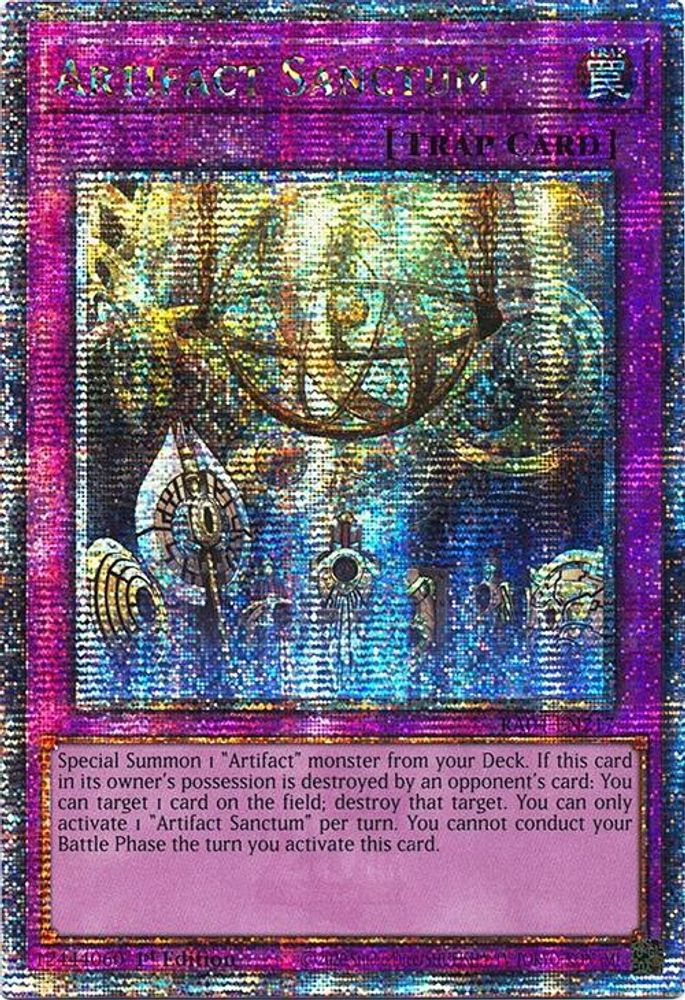 Artifact Sanctum (Quarter Century Secret Rare) (RA04-EN217) - Quarter Century Secret Rare