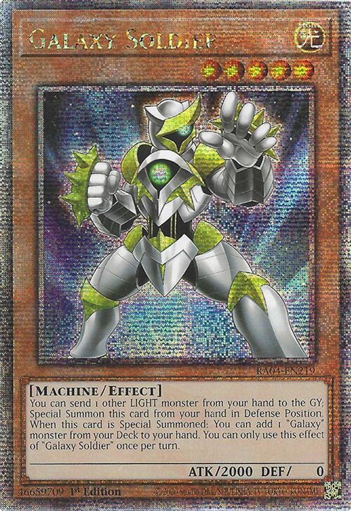 Galaxy Soldier (Quarter Century Secret Rare) (RA04-EN219) - Quarter Century Secret Rare