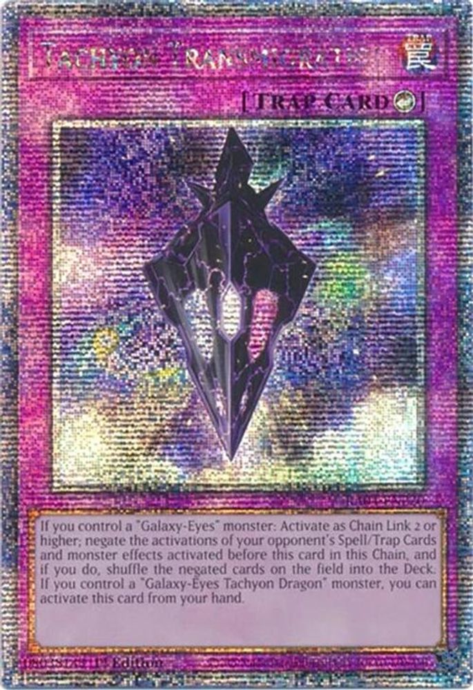 Tachyon Transmigration (Quarter Century Secret Rare) (RA04-EN220) - Quarter Century Secret Rare