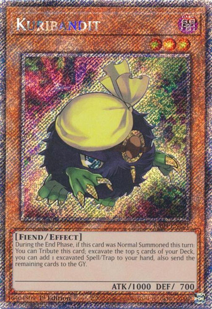 Kuribandit (Platinum Secret Rare) (RA04-EN221) - Platinum Secret Rare
