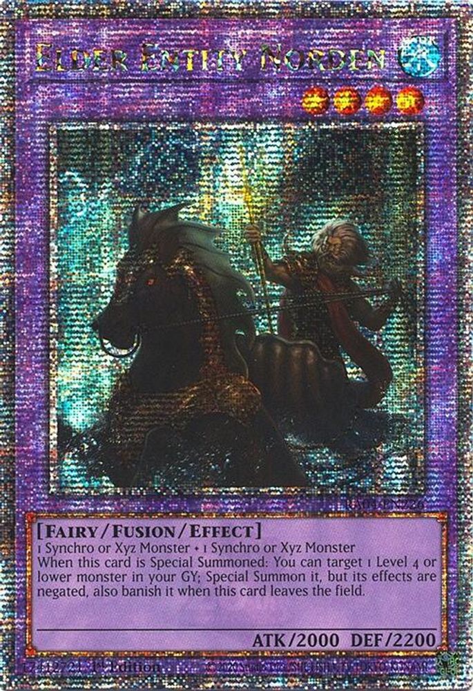 Elder Entity Norden (Quarter Century Secret Rare) (RA04-EN226) - Quarter Century Secret Rare