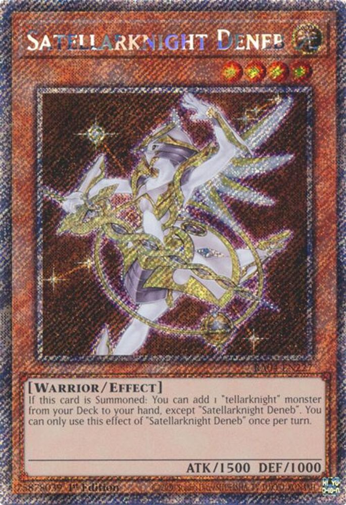 Satellarknight Deneb (Platinum Secret Rare) (RA04-EN227) - Platinum Secret Rare