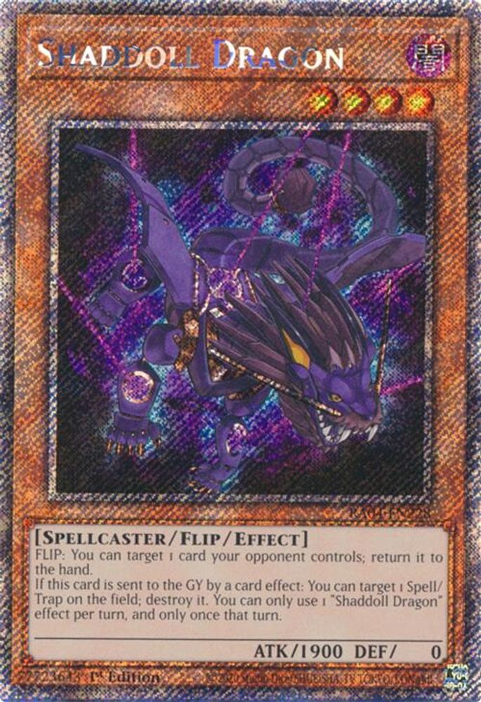 Shaddoll Dragon (Platinum Secret Rare) (RA04-EN228) - Platinum Secret Rare