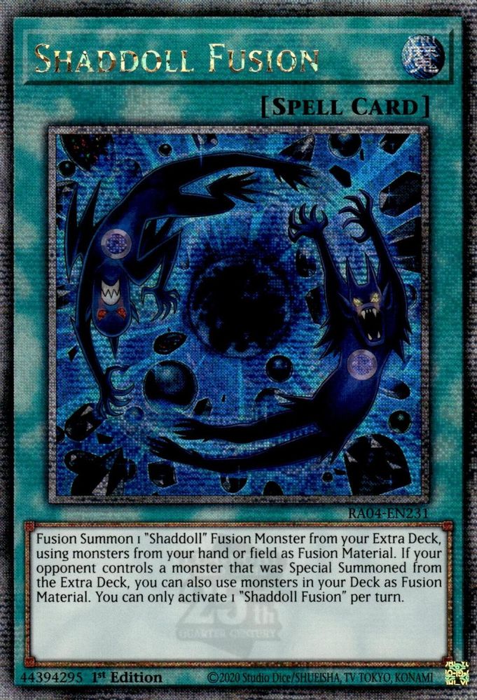 Shaddoll Fusion (Quarter Century Secret Rare) (RA04-EN231) - Quarter Century Secret Rare