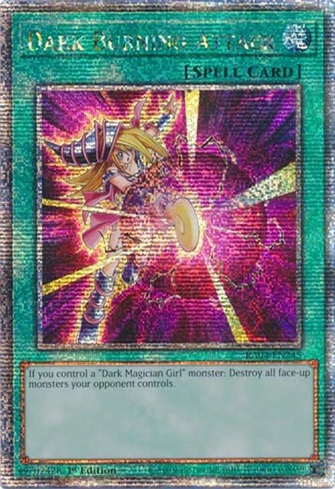 Dark Burning Attack (Quarter Century Secret Rare) (RA04-EN245) - Quarter Century Secret Rare