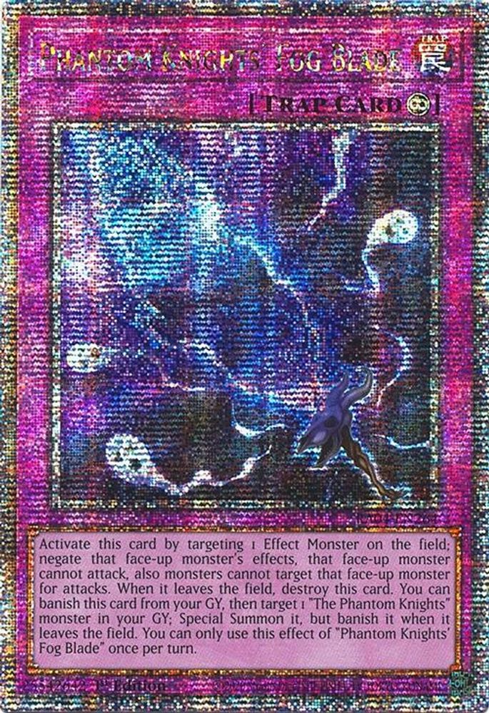 Phantom Knights' Fog Blade (Quarter Century Secret Rare) (RA04-EN264) - Quarter Century Secret Rare