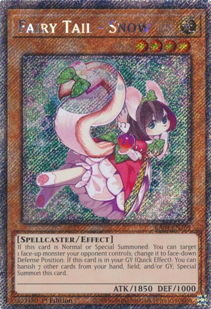 Fairy Tail - Snow (Platinum Secret Rare) (RA04-EN269) - Platinum Secret Rare