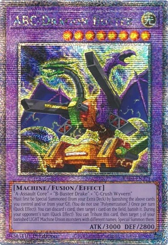 ABC-Dragon Buster (Quarter Century Secret Rare) (RA04-EN271) - Quarter Century Secret Rare