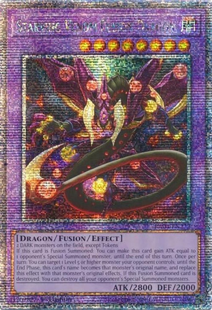 Starving Venom Fusion Dragon (Quarter Century Secret Rare) (RA04-EN272) - Quarter Century Secret Rare