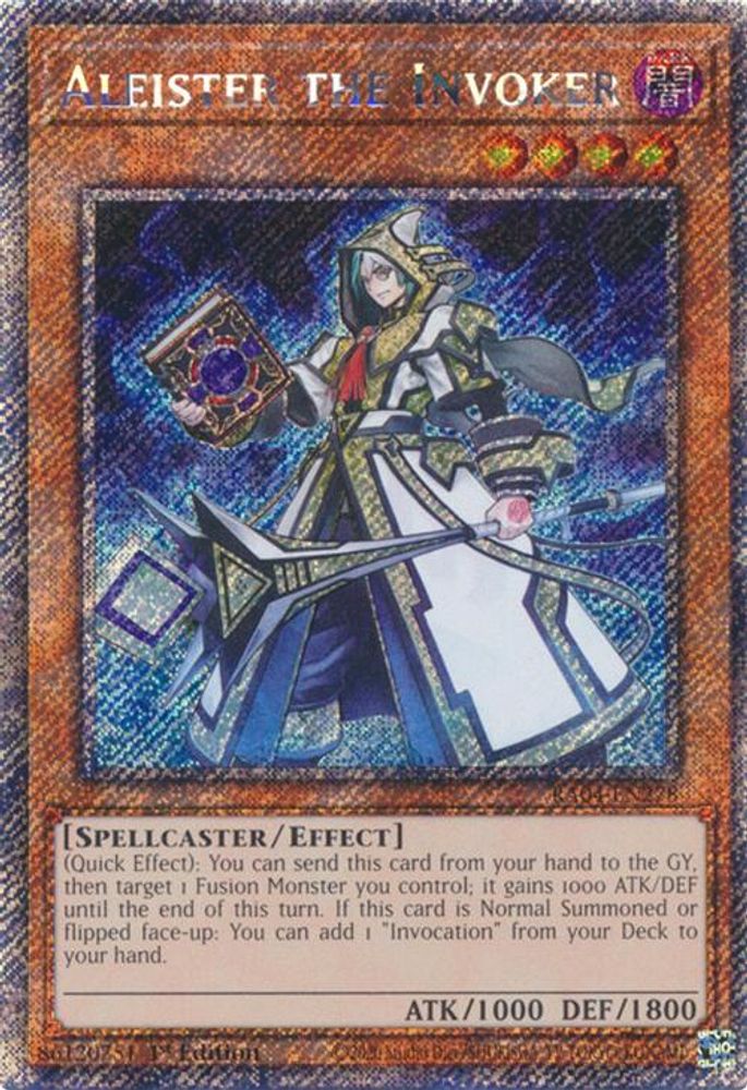 Aleister the Invoker (Platinum Secret Rare) (RA04-EN278) - Platinum Secret Rare