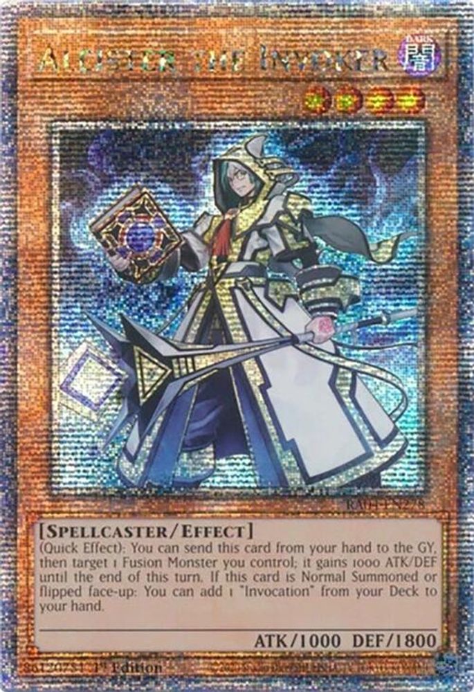 Aleister the Invoker (Quarter Century Secret Rare) (RA04-EN278) - Quarter Century Secret Rare