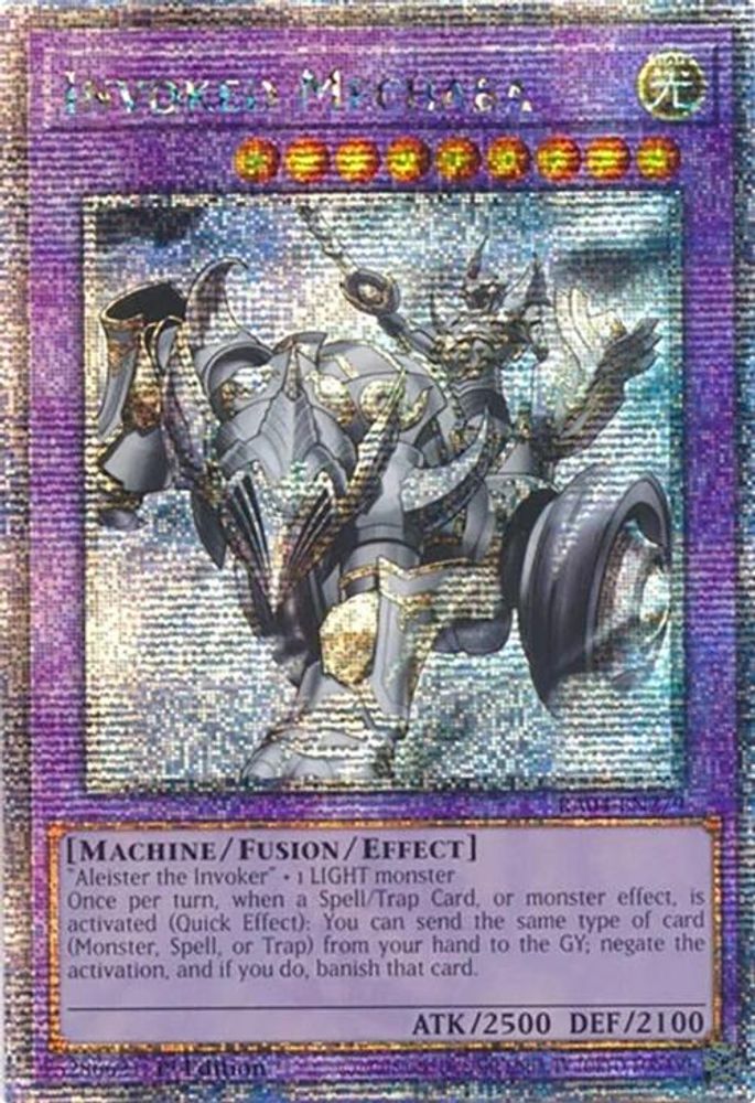 Invoked Mechaba (Quarter Century Secret Rare) (RA04-EN279) - Quarter Century Secret Rare