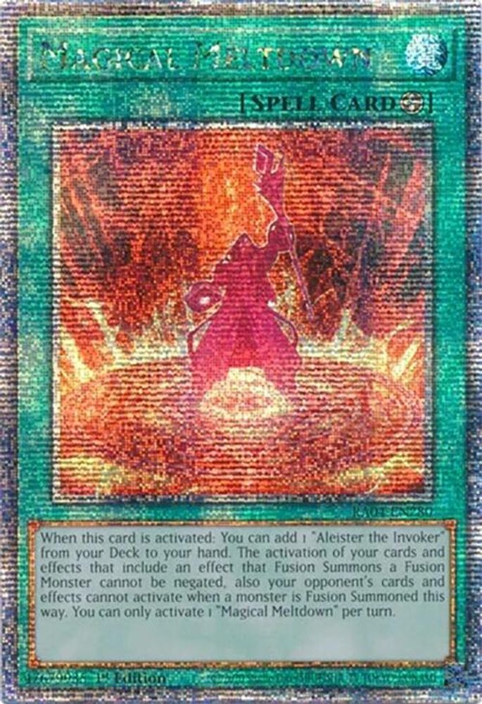 Magical Meltdown (Quarter Century Secret Rare) (RA04-EN280) - Quarter Century Secret Rare