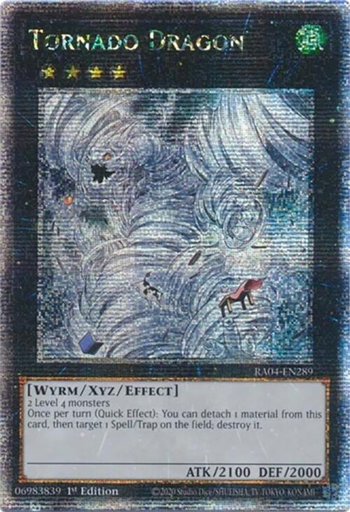 Tornado Dragon (Quarter Century Secret Rare) (RA04-EN289) - Quarter Century Secret Rare