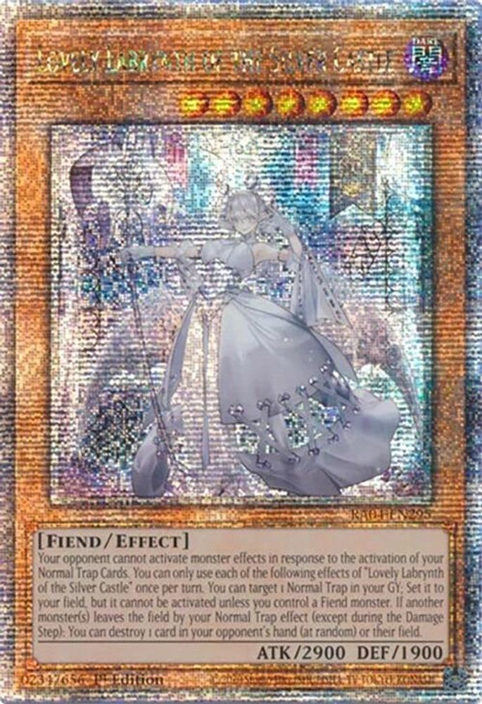 Lovely Labrynth of the Silver Castle (Quarter Century Secret Rare) (RA04-EN295) - Quarter Century Secret Rare