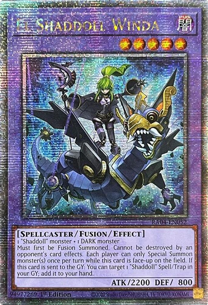 El Shaddoll Winda (Quarter Century Secret Rare) (RA04-EN052) - Quarter Century Secret Rare