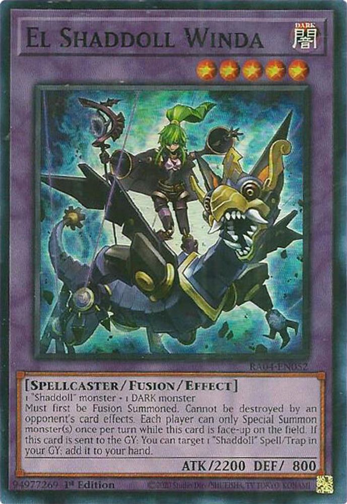 El Shaddoll Winda (RA04-EN052) - Super Rare