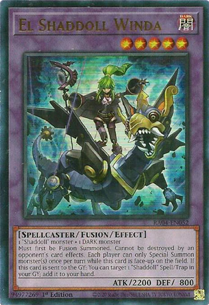 El Shaddoll Winda (UR) (RA04-EN052) - Ultra Rare