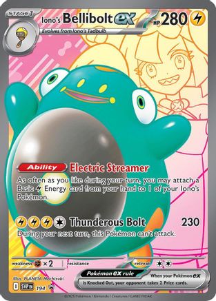 Iono's Bellibolt ex 194  - Holofoil - Promo