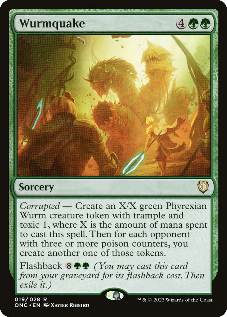Tremblement de Wurm [Phyrexia : Tous seront un seul commandant] 