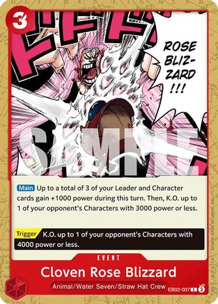 Cloven Rose Blizzard (EB02-007) - Common