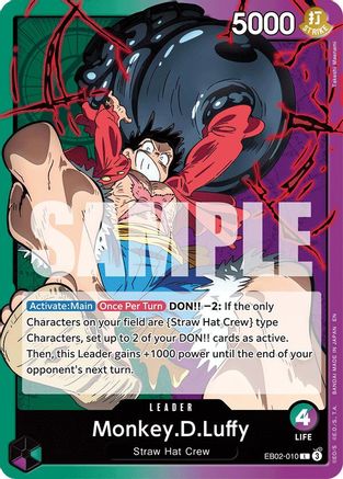 Monkey.D.Luffy (010) (EB02-010) - Leader