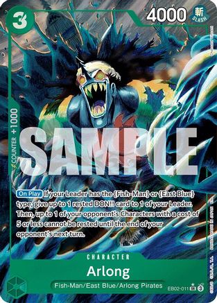 Arlong (Alternate Art) (EB02-011) - Super Rare