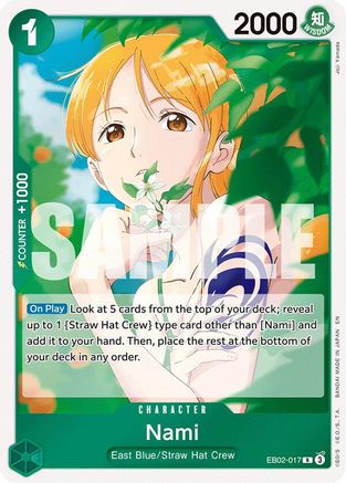 Nami (EB02-017) - Rare