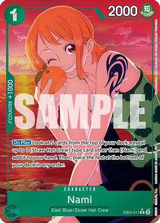 Nami (Alternate Art) (EB02-017) - Rare